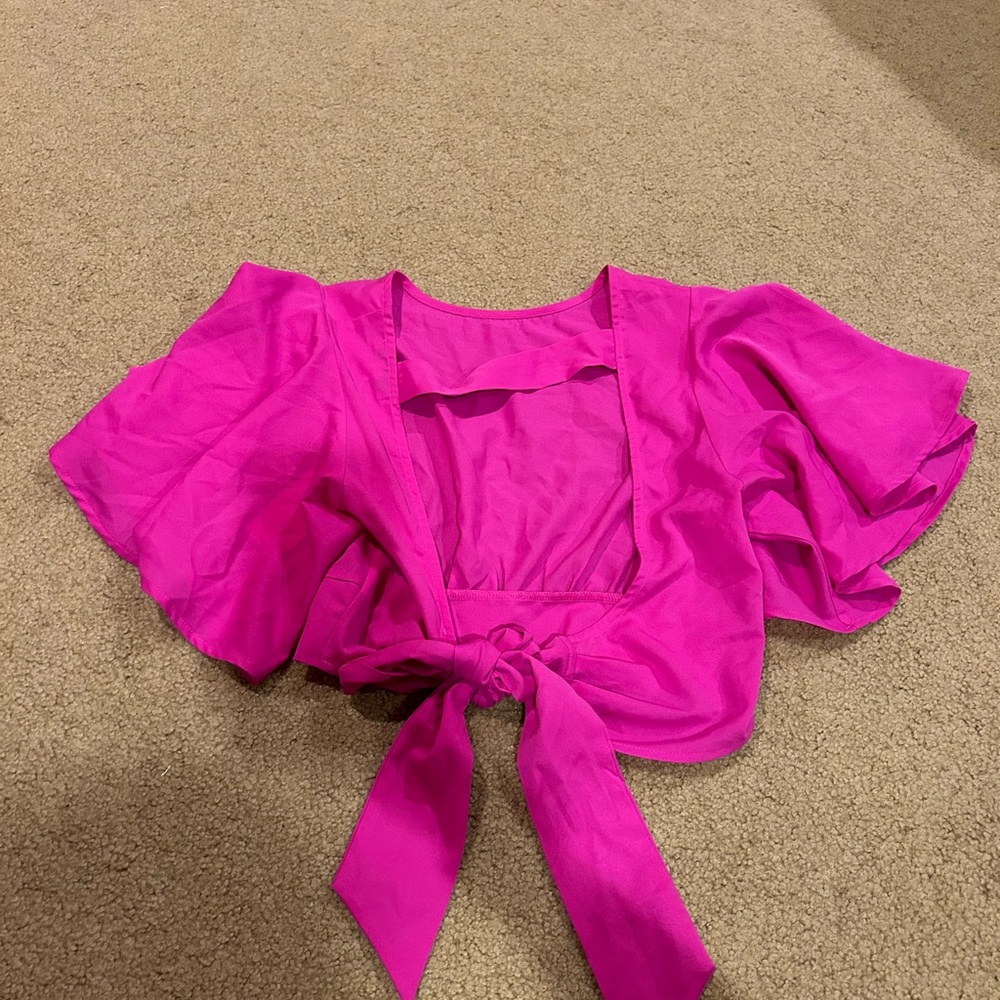 Pink crop top - Picture 3 of 3